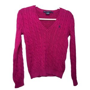 Ralph Lauren Pink sport Sweater!